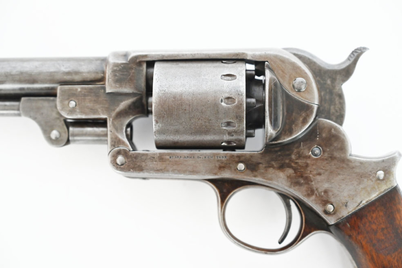 Perkussionsrevolver Starr Arms 1863 Single Action, Kaliber .44, Sammlerwaffe, Originalzustand, 1864 – Bild 4