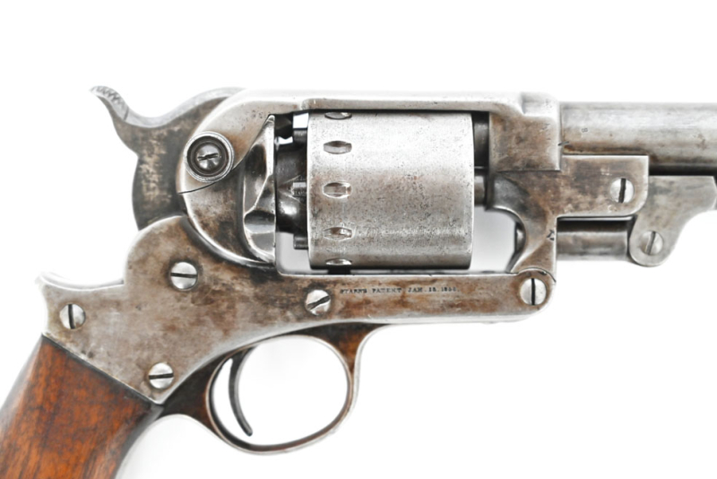 Perkussionsrevolver Starr Arms 1863 Single Action, Kaliber .44, Sammlerwaffe, Originalzustand, 1864 – Bild 5