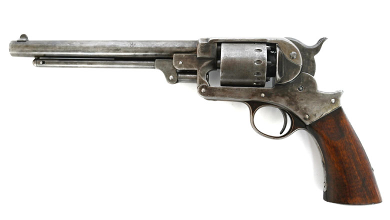 Perkussionsrevolver Starr Arms 1863 Single Action, Kaliber .44, Sammlerwaffe, Originalzustand, 1864 – Bild 2