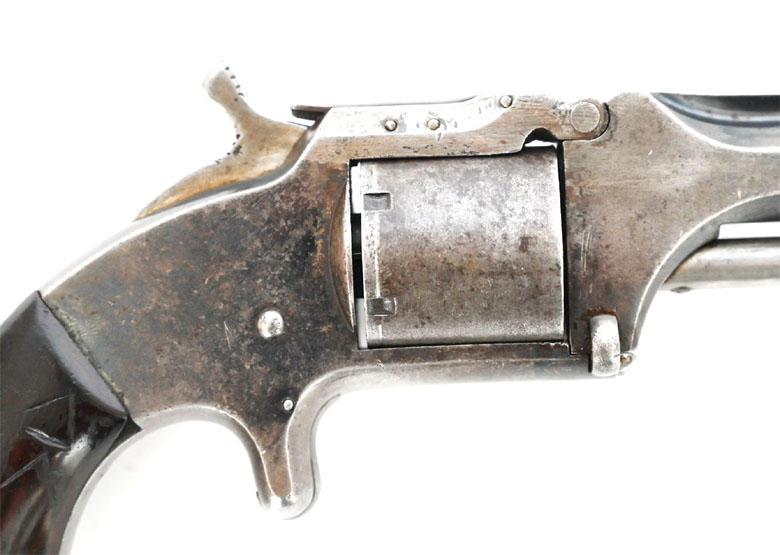 Revolver Smith & Wesson Modell No.2 1861 Old Army, Kaliber .32 Rimfire Long, Originalzustand, 1863 – Bild 4