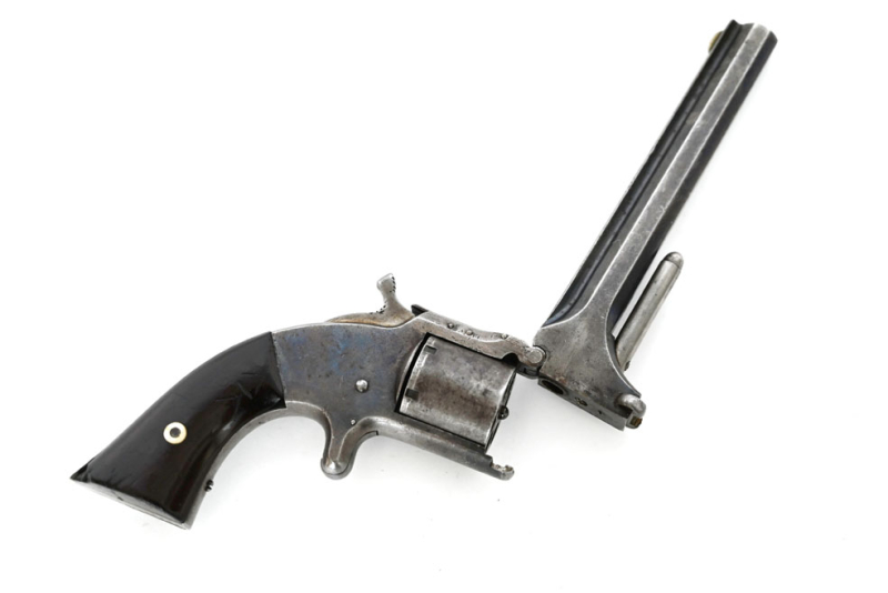 Revolver Smith & Wesson Modell No.2 1861 Old Army, Kaliber .32 Rimfire Long, Originalzustand, 1863 – Bild 2