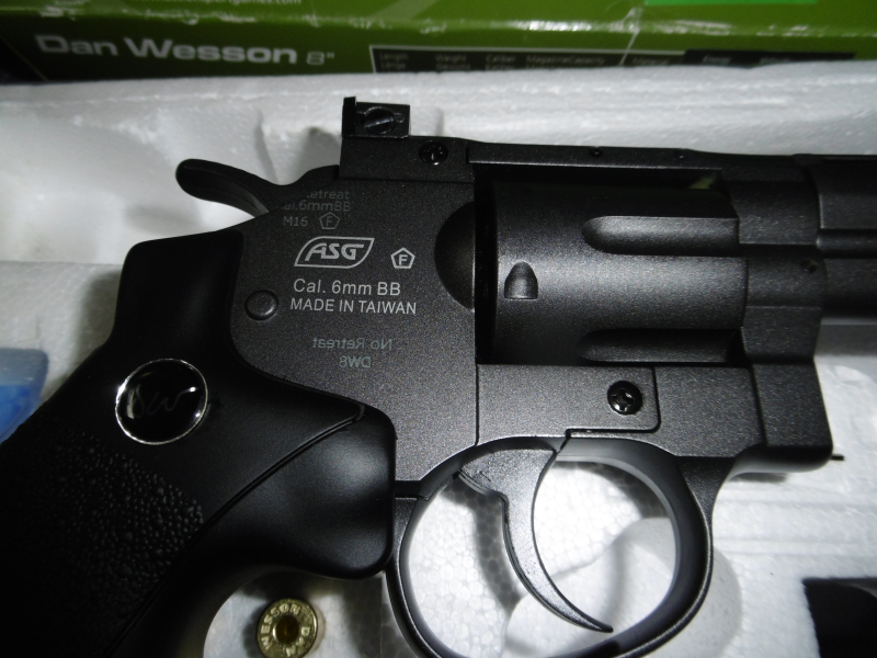 Dan Wesson 8 Zoll CO2 Revolver 4,5 mm BB schwarz – Bild 2