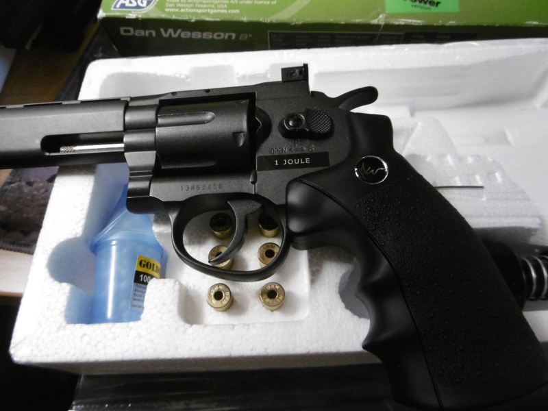 Dan Wesson 8 Zoll CO2 Revolver 4,5 mm BB schwarz – Bild 3