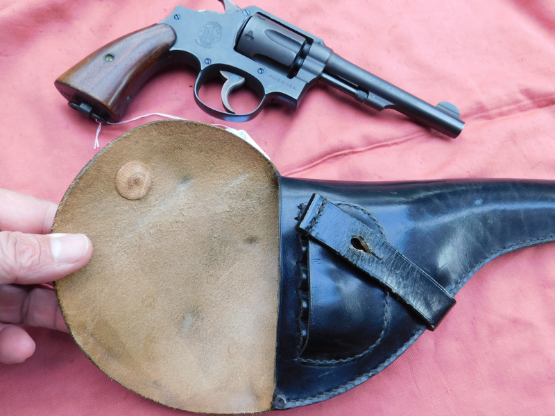 Polizei Schleswig-Holstein, Polizei Kiel, S&W Smith & Wesson Victory Kal. 38 S&W, original Holster! – Bild 4