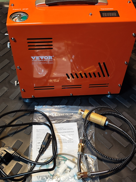 Vevor PCP Kompressor 800W , Doppelzylinder (310bar) – Bild 2