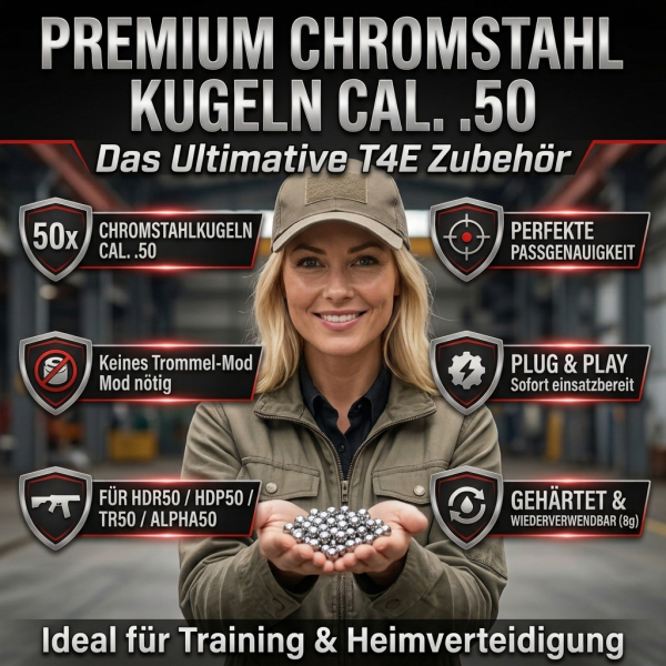50x | Munition HDR50 & HDP50 & TR50 Cal.50 Stahlkugeln – Bild 1
