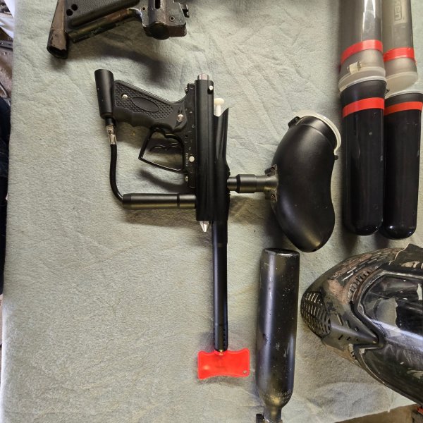 Paintball Spar-Paket: Tippmann 98 Custom + New Legion Iron M2 Markierer inkl. HP-Flaschen, Maske usw – Bild 5