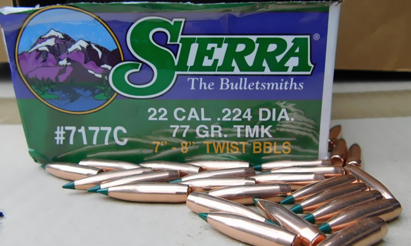 .22/.224/77 grs #7177# Sierra TMK Geschosse 100 stk. # SSZ Berka – Bild 1