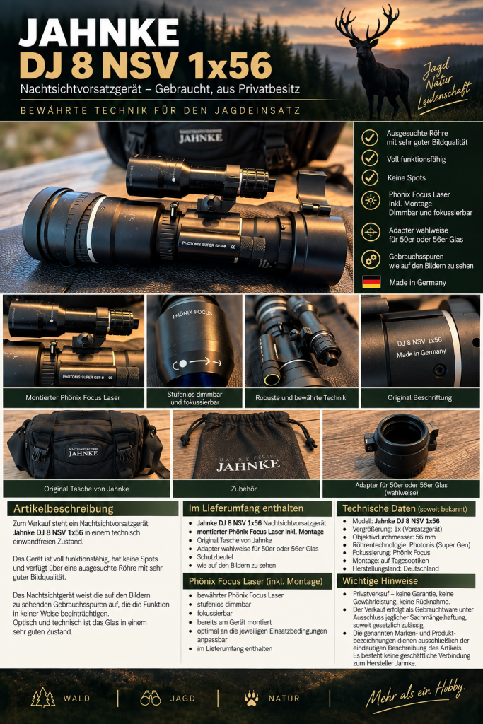 Jahnke DJ 8 NSV 1x56 – Bild 1