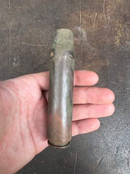 Flak Oerlikon Hülse 2cm Messing 1941 – Bild 3