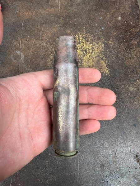 Flak Oerlikon Hülse 2cm Messing 1941 – Bild 1