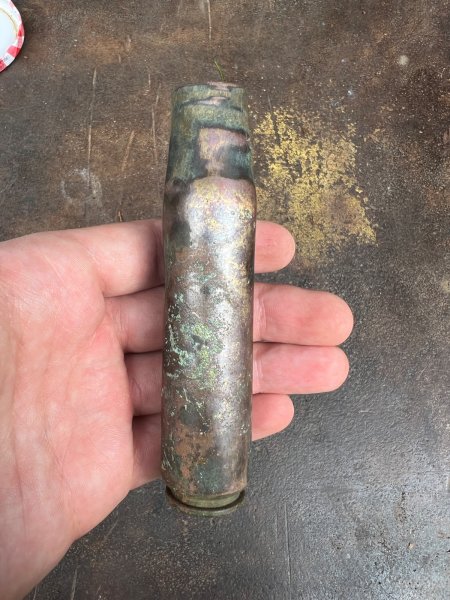 Flak Oerlikon Hülse 2cm Messing 1938 – Bild 3