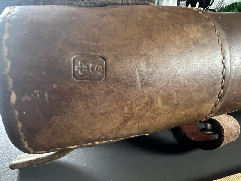 Gewehrtasche-/Futteral Leder Schweiz Schweizer Armee – Bild 3