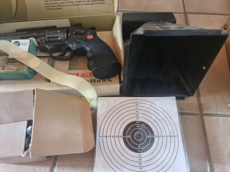 Ruger Super Hawk 8 Zoll 6mm BB CO2 Revolver schwarz – Bild 3