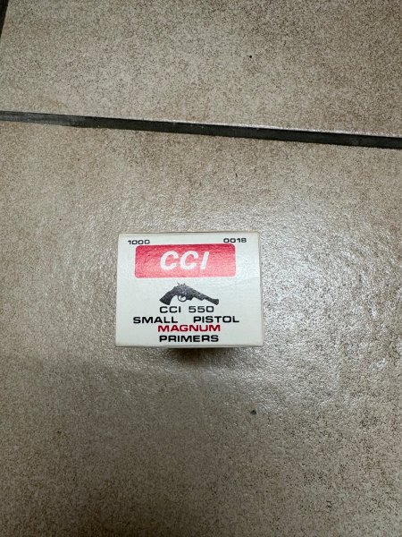 Zündhütchen CCI 550 Small Pistol Magnum 1000 Stück – Bild 2