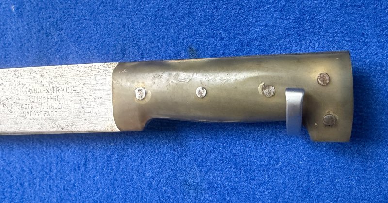 Alte Machete in Remscheid gefertigt – Bild 3