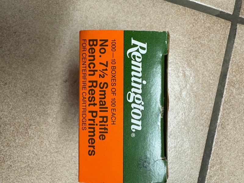 Zündhütchen 850 Stück Remington No. 7 1/2 Small Rifle Bench Rest – Bild 1