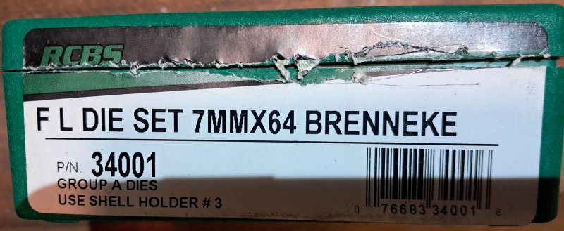 7x64 RCBS Langwaffenmatrizensatz Full Length Rifle 2-Die-Set – Bild 1