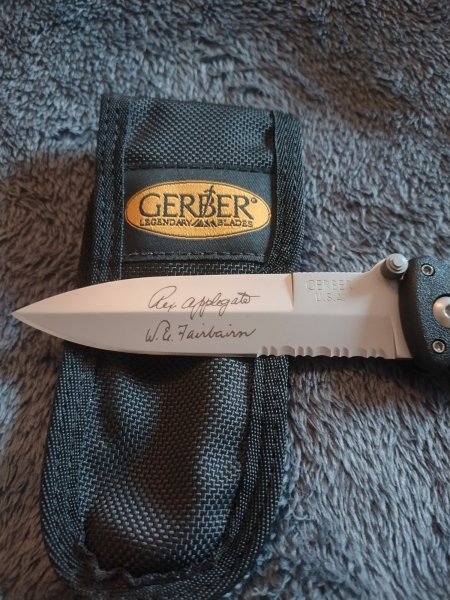 Gerber Applegate Fairbairn Messer NEU !!! – imaginea 1