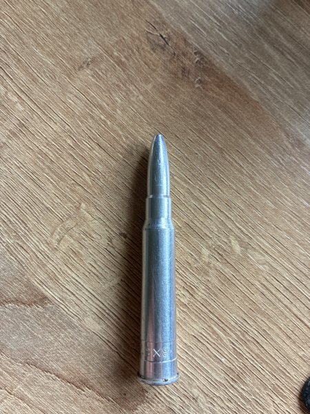 Flachberg 8 × 57 IRS Pufferpatrone Alu, neu – Bild 1