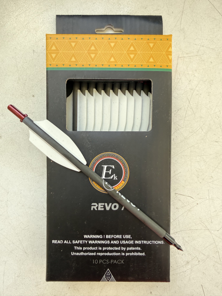 EK Archery 10er Pack Carbon Bodkin-Spitze Halbmond-Nockee, 6,5 Zoll für Armbrust Revo 7 – Bild 1