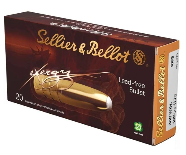 .308 Win. eXergy bleifrei 11,7g/180grs. Sellier & Bellot – Bild 1