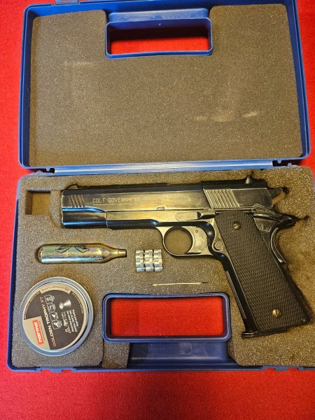 Colt 911 co2 Luftpistole Pistole 8 Schuss 4,5mm Diabolo – Bild 1
