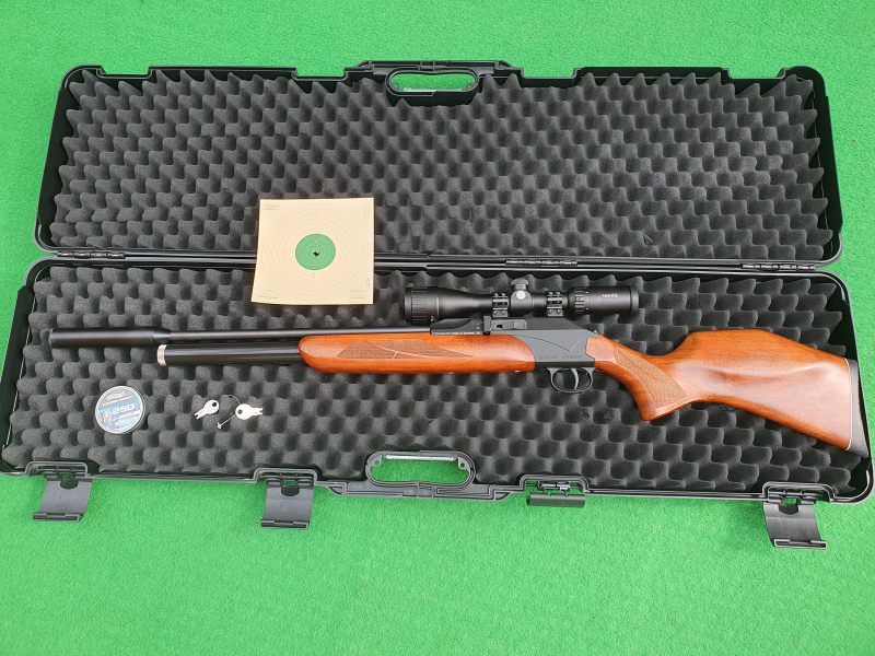 Diana P1000 Pressluftgewehr 5,5mm mit Hawke ZF + SCHALLDÄMPFER – Bild 1