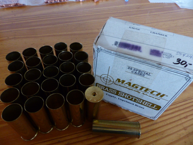 26 Stück Magtech Kal.12 Messinghülsen – Bild 1