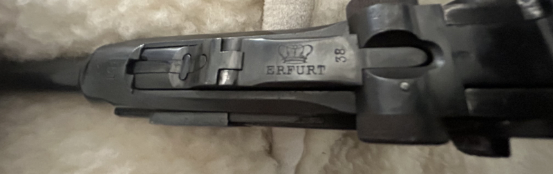 Pistole 08 Erfurt 1918 im cal.9 mm Para – Bild 3