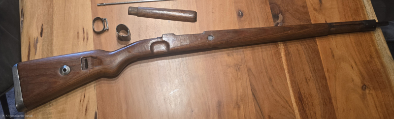 Karabiner K98k Schichtholzschaft Schaft + Kleinteile – Bild 2