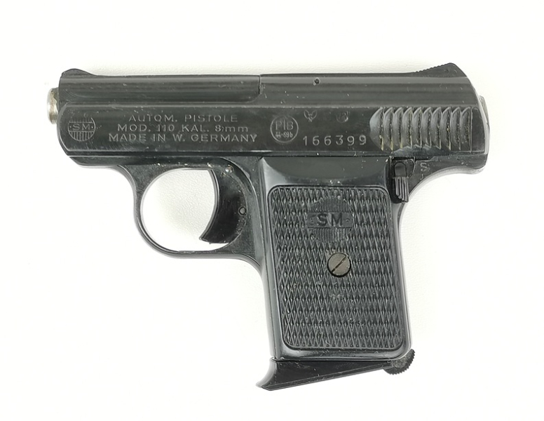 Schreckschusspistole Rhöner SM Mod. 110 PTB 44-69b Kal. 8mm P.A.K. (PAK) – Bild 1