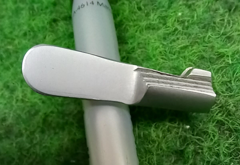 Colt Ersatzteil. Schlittenfanghebel in Stainless für Colt 1911 – Bild 1