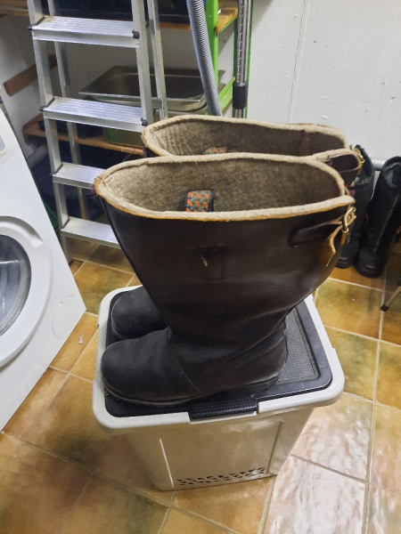 Handgefertigte Filzstiefel einmal benutzt – Bild 1