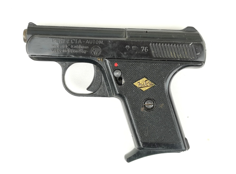 Schreckschusspistole Perfecta Autom. Mod. G5 PTB 12Kal. 8mm P.A.K. (PAK) 1976 – Bild 2