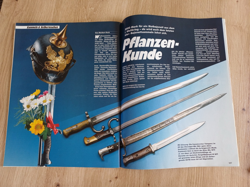 2x Visier 2/ 1991, 7/ 2003, Bajonette, Garand – Bild 4