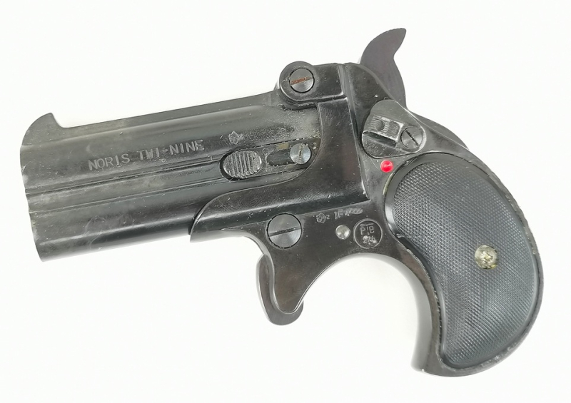 Schreckschusspistole Noris Derringer Twi-Nine PTB 276 Kal. 9mm R.K. in OVP mit 2 Abschussbecher – Bild 2