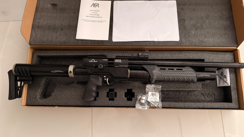 AEA Megalodon MK1 F-Serie .50 – ungeschossen – Export-Kit + Vector Optics Frenzy – Bild 1