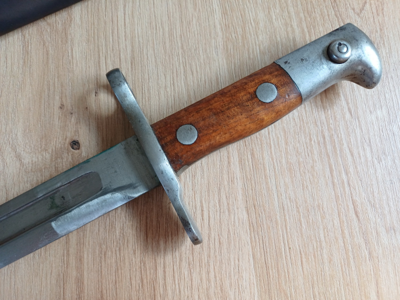 Schweizer Bajonett Modell 1889-99 f.K11, Koppelschuh – Bild 4