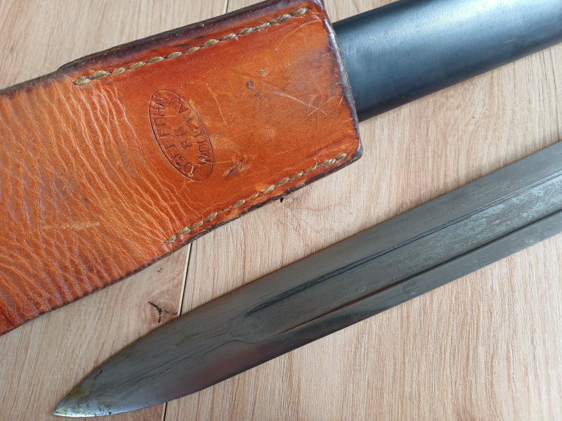 Schweizer Bajonett Modell 1889-99 f.K11, Koppelschuh – Bild 5