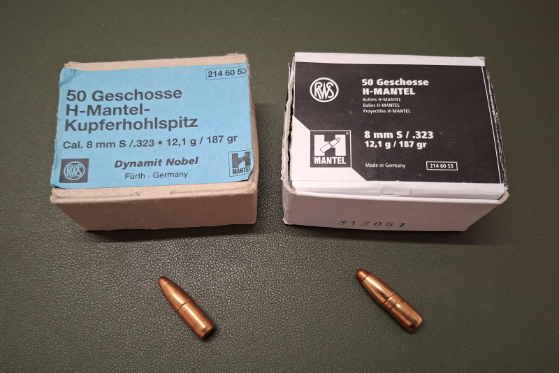 RWS H-Mantel Geschosse .323/8mmS – Bild 1