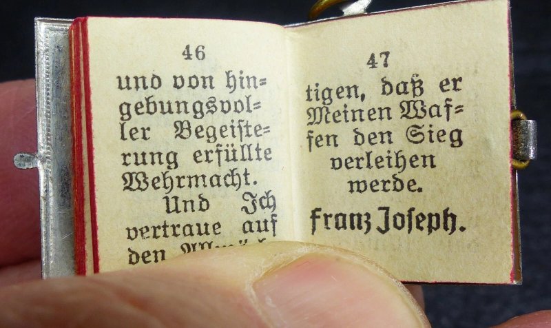 K.u.K Discorso dell'imperatore Franz Joseph 1914 – Bild 6