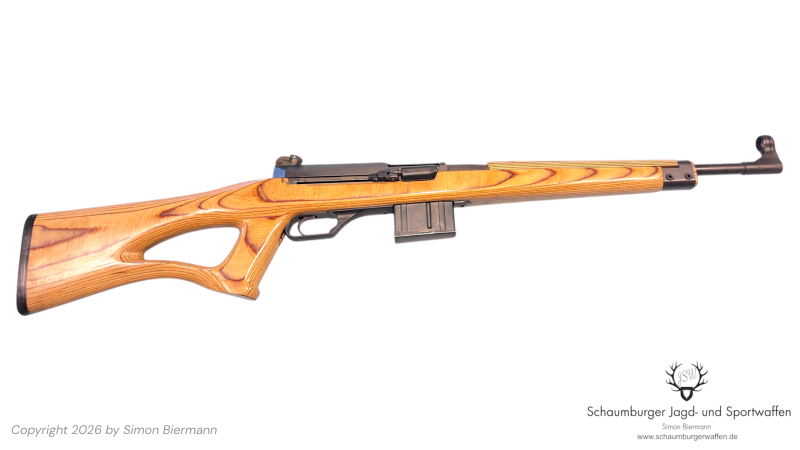 Halbautom. Büchse, Heckler&Koch, HK, SL 7, Kal. .308Win, Lochschaft, 10-Schuss Magazin, Bestzustand. – Bild 1