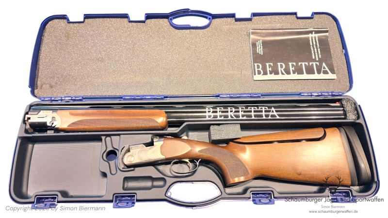 Bockdoppelflinte, Beretta, 686, Silver Pigeon I, TRAP, Kal. 12/70, Bestzustand. – Bild 1