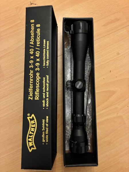 Zielfernrohr Walther 3-9x40/Absehen 8 – Bild 1