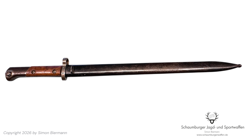 Bajonett, Gewehr 98/38, VZ-23, sehr guter Zustand. – Bild 1