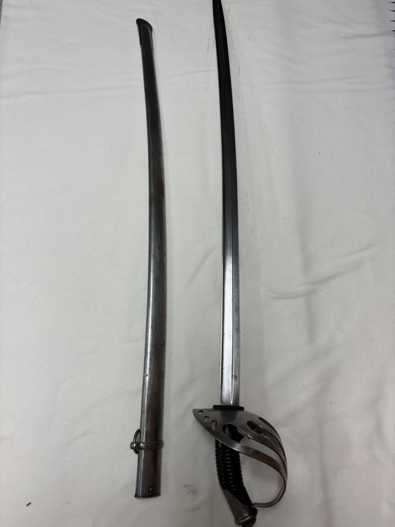 Original chilenischer Kavalleriesäbel Modell 1890 – französische Fertigung für Chile, Châtellerault – Bild 1