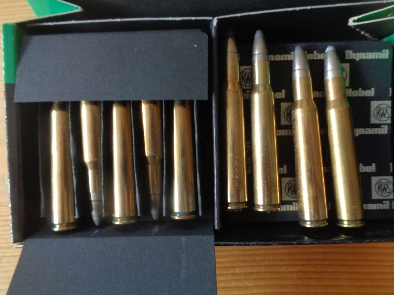RWS TUG Brenneke .30-06 11,7g Restmunition 19 Patronen – Bild 2