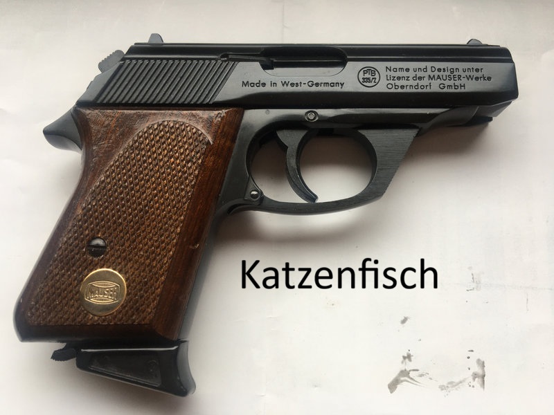 Mauser HSC 84, neuwertig, hochglanz brüniert, Holzgriffschalen, orig. verpackt, 40 Jahre alt!!!!!!!! – Bild 3