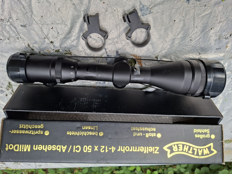 Walther Zielfernrohr 4-12 x 50 CI / Absehen MilDot. – Bild 1